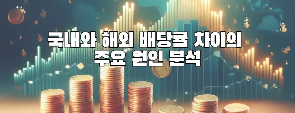 국내와 해외 배당률 차이의 주요 원인 분석