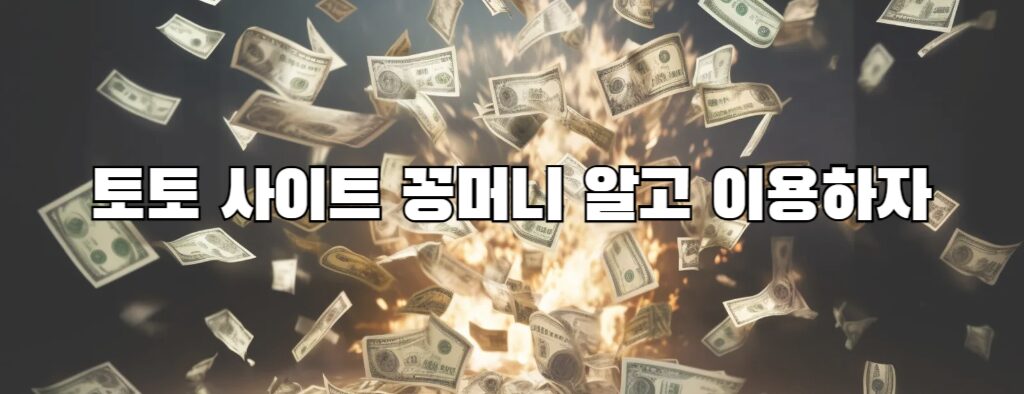 토토 사이트 꽁머니 알고 이용하자