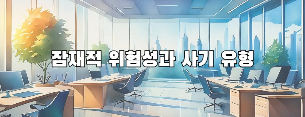 잠재적 위험성과 사기 유형